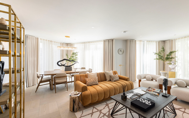 The new show apartment at Fitzjohn's Hampstead Village, where the winning artist's commission will be installed